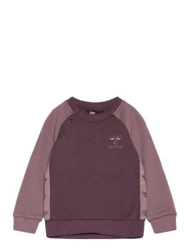 Hmlwulbato Sweatshirt Hummel Purple