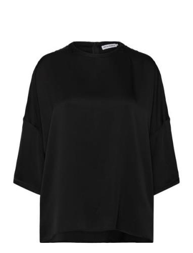 Thess Silk Tee Ahlvar Gallery Black