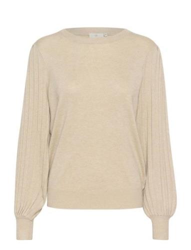 Kal Knit Pullover Kaffe Beige