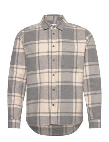 Jeremy Flannel Shirt Les Deux Grey