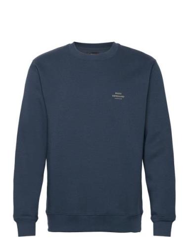 Standard Crew Logo Sweat Mads Nørgaard Blue