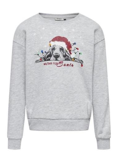 Kogyda Xmas Life L/S O-Neck Box Swt Kids Only Grey