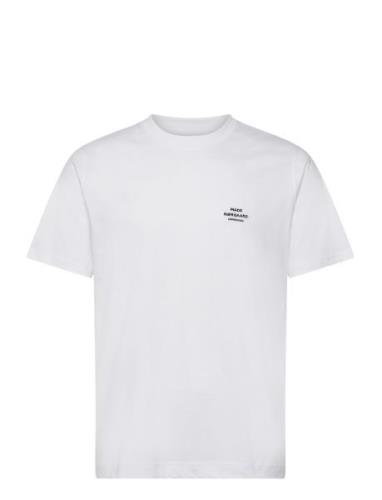 Cotton Jersey Frode Emb Logo Tee Mads Nørgaard White