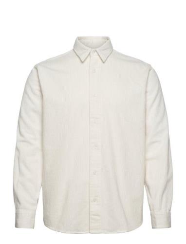 Classic Cord Malte Shirt Mads Nørgaard White