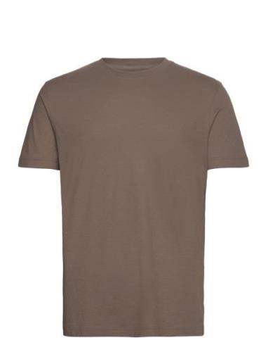 T-Shirts Short Sleeve Marc O'Polo Brown