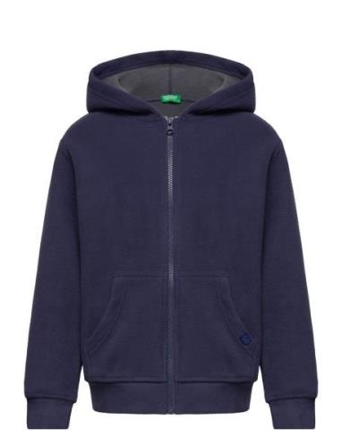 Jacket W/Hood L/S United Colors Of Benetton Navy