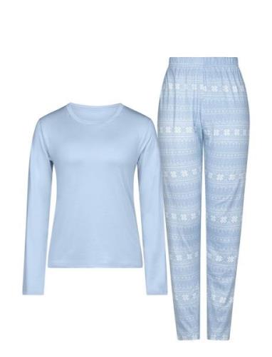 Bianca Pyjama Top & Panty Dorina Blue