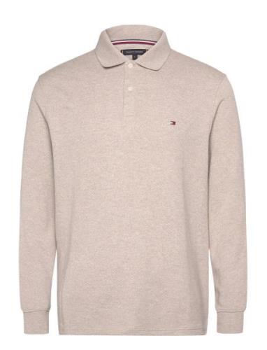 L/S Waffle Reg Polo Tommy Hilfiger Beige