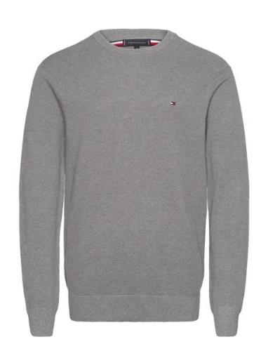 Essential Structure Crew Neck Tommy Hilfiger Grey