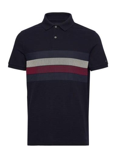 Shadow Global Stripe Reg Polo Tommy Hilfiger Navy