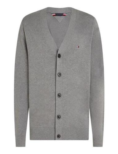 Essential Cotton Cardigan Tommy Hilfiger Grey