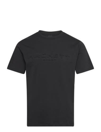 Hs Embossed Tee Hackett London Black