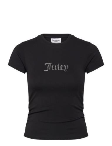 Dot Ruched Tee Juicy Couture Black