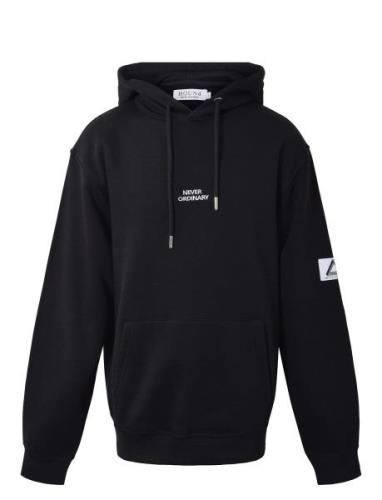 Hoodie W/Label Hound Black