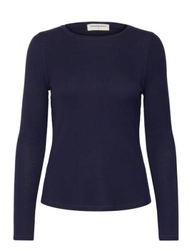 Julia Longsleeve Top Night Sky Movesgood Navy