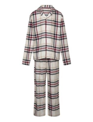 Pj Straight Gifting Print Set Tommy Hilfiger Cream