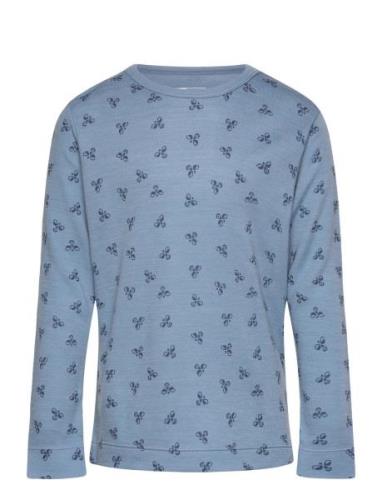 Hmlvilmo T-Shirt L/S Hummel Blue