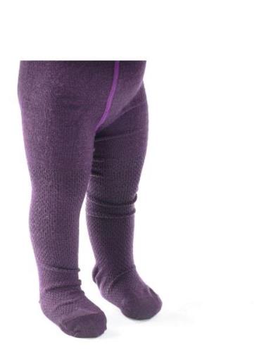 Wool Tights, Powder Smallstuff Purple