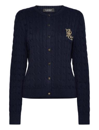 Cable-Knit Cotton Cardigan Lauren Ralph Lauren Navy