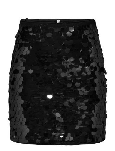 Onlnancy Sequin Skirt Jrs ONLY Black