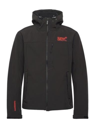 Hooded Soft Shell Trekker Jkt Superdry Black