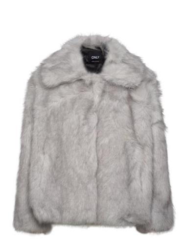 Onlrubina Faux Fur Jacket Otw ONLY Grey