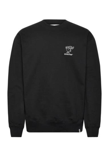 Printed Crewneck Revolution Black