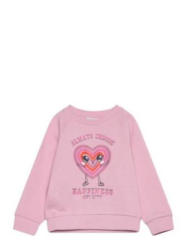 Nmfvenus Ls Nreg Sweat Bru Name It Pink