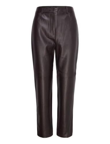 Crolenda Pu Trousers French Connection Brown