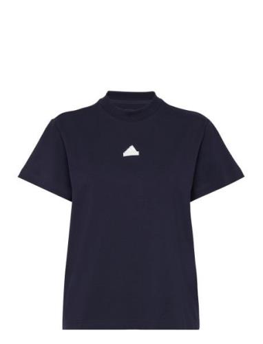 W Bluv Tee Adidas Sportswear Navy