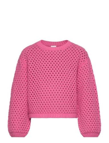 Sweater Mesh Knit Lindex Pink