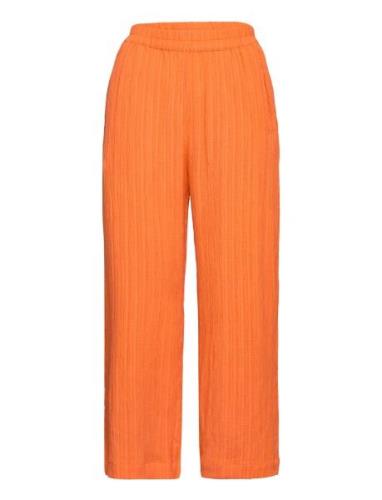 Trouser Bella Structure Croppe Lindex Orange