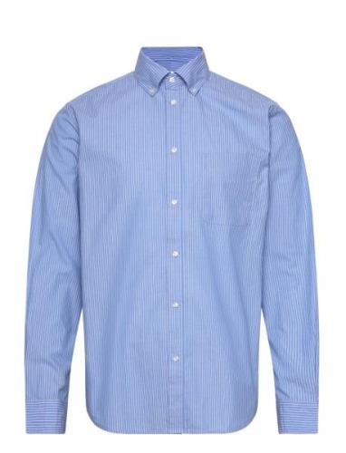 Kent Poplin Shirt Les Deux Blue