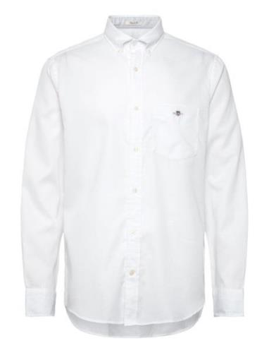 Reg H Ycomb Texture Shirt GANT White