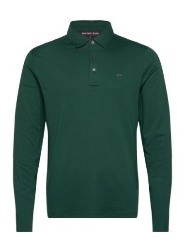 Ls Sleek Mk Polo Michael Kors Green