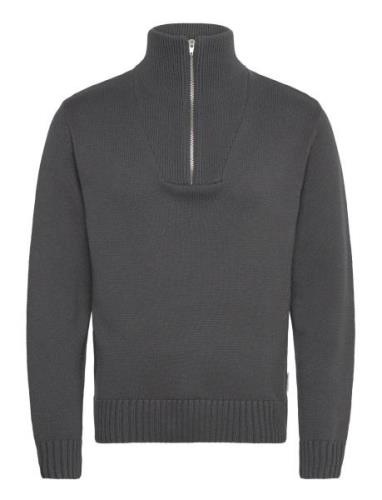 Jorfrederiksberg Knit Half Zip Jack & J S Grey