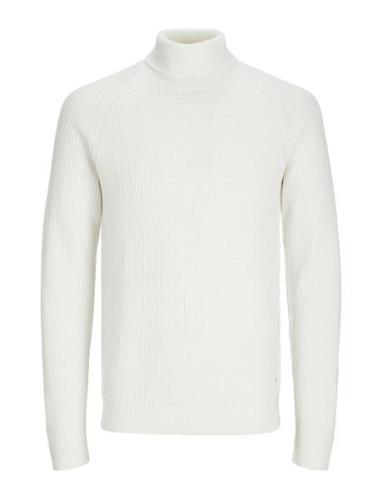 Jjpannel Knit Roll Neck Aw24 Jack & J S White