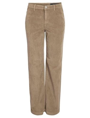 Nmcord Yolanda Nw Wide Leg Corduroy NOISY MAY Beige