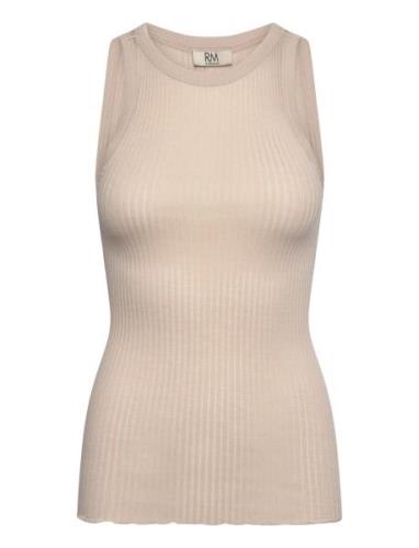 Rmwbaku Viscose Tank Top RM By Rosemunde Beige