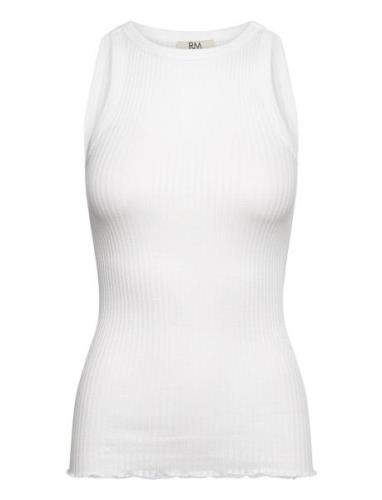 Rmwbaku Viscose Tank Top RM By Rosemunde White