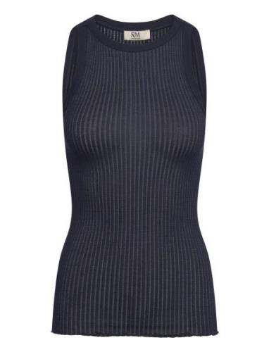 Rmwbaku Viscose Tank Top RM By Rosemunde Navy