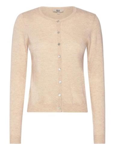 Rmwsofia Wool Ls Cardigan RM By Rosemunde Beige