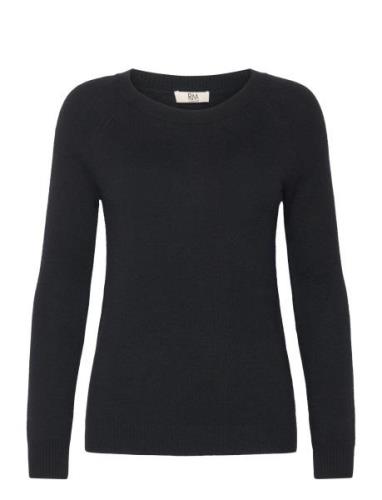 Rmwsofia Wool Crew-Neck Knit RM By Rosemunde Black