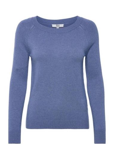 Rmwsofia Wool Crew-Neck Knit RM By Rosemunde Blue