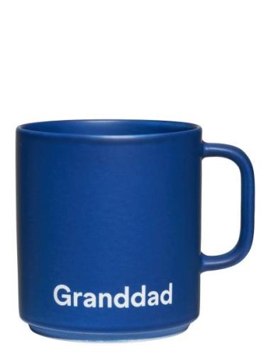 Vip Favourite Cup With Handle Design Letters Blue