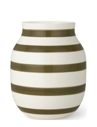 Omaggio Vase H20 Cm Olive Green Kähler Green