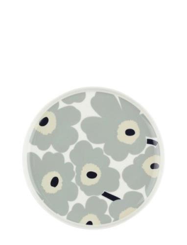 Unikko Plate 25 Cm Marimekko Home Grey