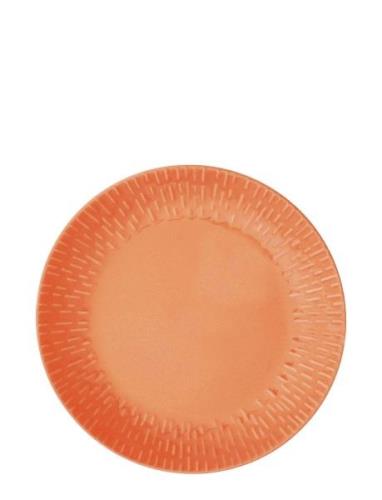 Confetti Lunch Plate W/Relief 1 Pcs . Giftbox Aida Orange