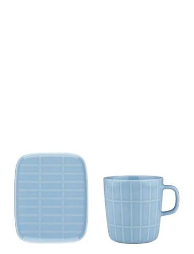 Tiiliskivi Mug 4 Dl+ Plate Marimekko Home Blue