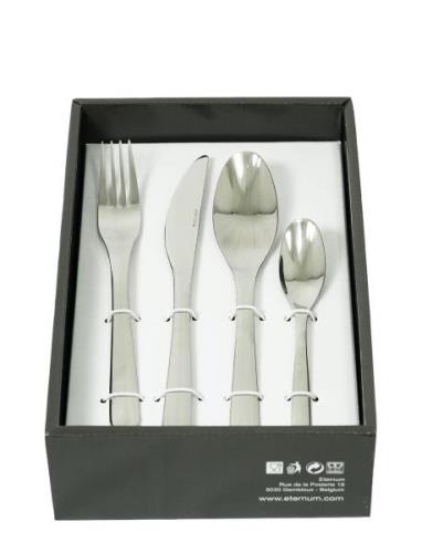 Eternum Alfa Cutlery Set Stainless Steel 24 Parts Eternum Silver